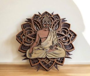 Large Indian carved wood panel: Traditions and Cultures 3